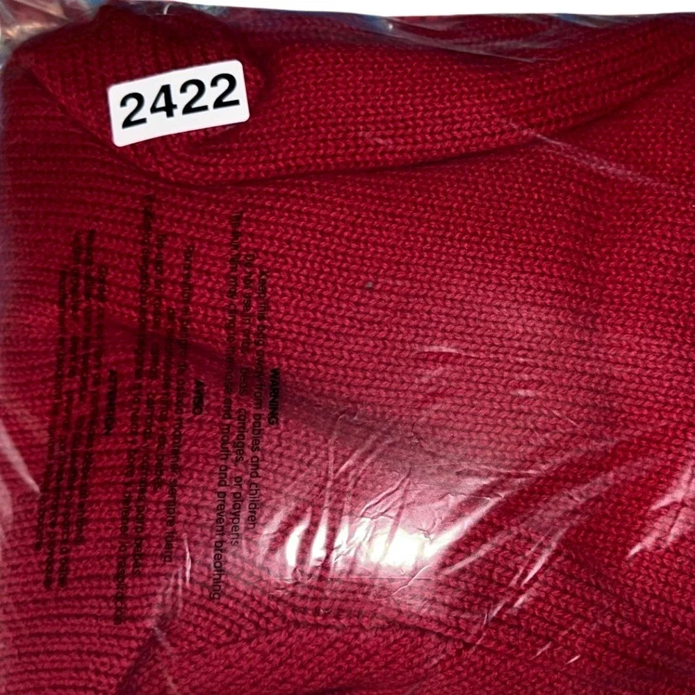 Polo Ralph Lauren Red Cotton Crewneck Sweater Mens XL‎ Blue Pony Logo Pullover